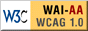 This website conforms to W3C WAI WCAG 1.0, Level Double-A, except for the Netfirms advertisement space.